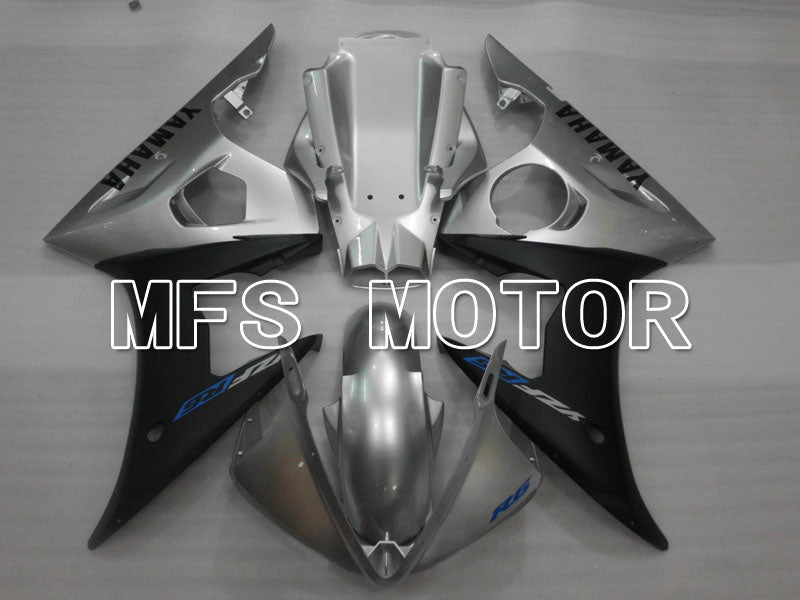 Yamaha YZF-R6 2005 Injection ABS Fairing - Factory Style - Black Silver Matte - MFS3619 - Fairings Kit