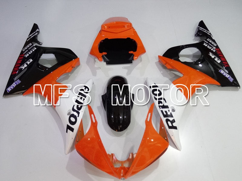 Yamaha YZF-R6 2003-2004 Injection ABS Fairing - Repsol - Orange Black - MFS3632 - Fairings Kit