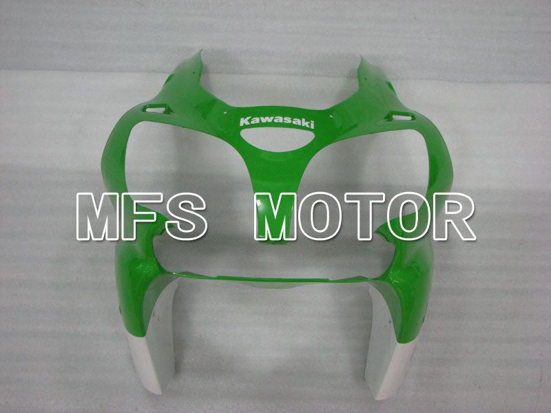 Kawasaki NINJA ZX6R 2000-2002 Injection ABS Fairing - Flame - Black Green - MFS3660 - Fairings Kit