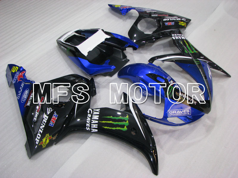 Yamaha YZF-R6 2005 Injection ABS Fairing - Monster - Blue Black - MFS3668 - Fairings Kit