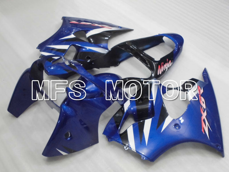 Kawasaki NINJA ZX6R 2000-2002 Injection ABS Fairing - Factory Style - Black Blue - MFS3676 - Fairings Kit