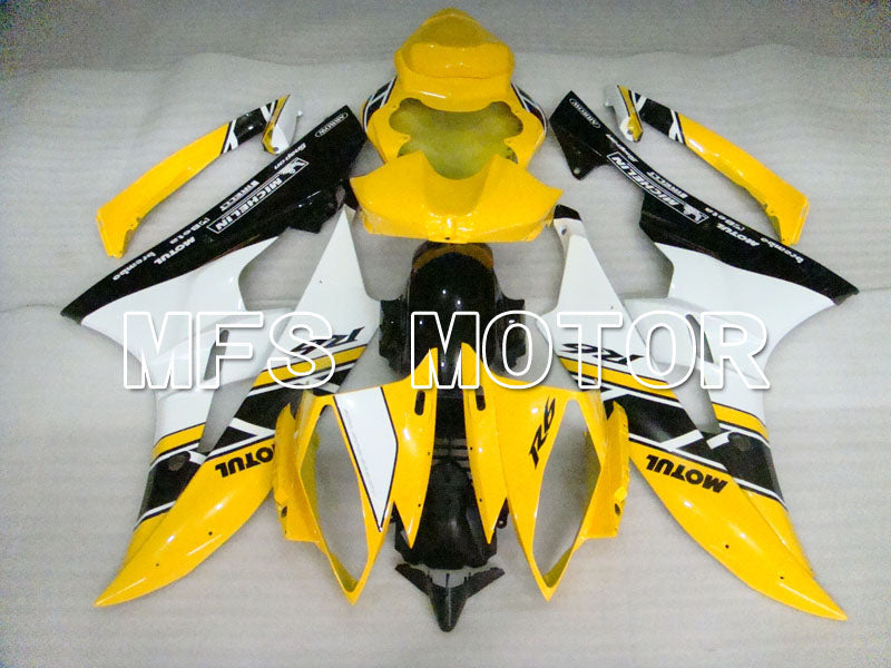 Yamaha YZF-R6 2006-2007 Injection ABS Fairing - MOTUL - Yellow White - MFS3692 - Fairings Kit
