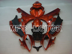 Yamaha YZF-R6 2006-2007 Injection ABS Fairing - Factory Style - Red wine color Black - MFS3702 - Fairings Kit