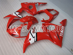 Yamaha YZF-R6 2005 Injection ABS Fairing - Factory Style - Red White - MFS3704 - Fairings Kit