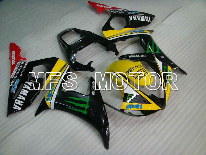 Yamaha YZF-R6 2005 Injection ABS Fairing - Monster - Yellow Black - MFS3707 - Fairings Kit