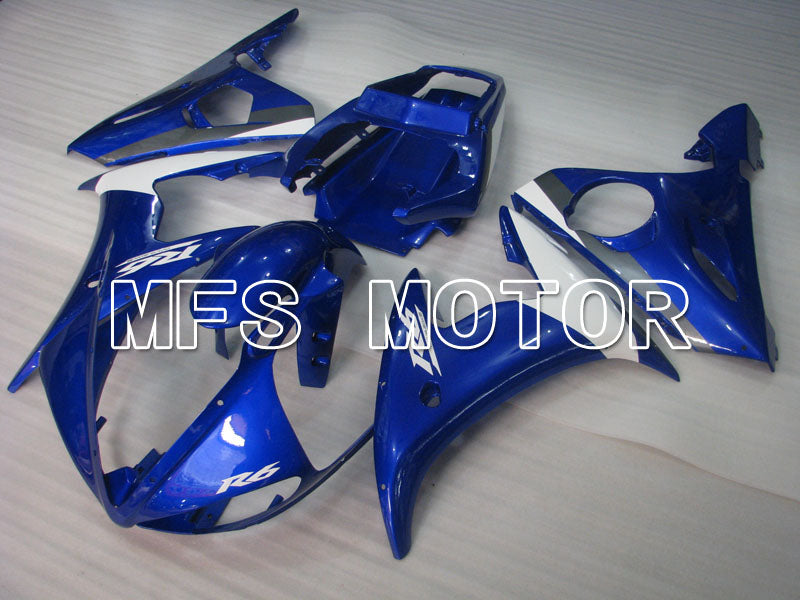 Yamaha YZF-R6 2005 Injection ABS Fairing - Factory Style - Blue White - MFS3719 - Fairings Kit