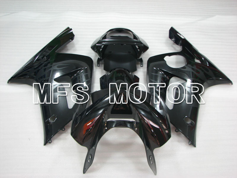 Kawasaki NINJA ZX6R 2003-2004 Injection ABS Fairing - Flame - Black - MFS3722 - Fairings Kit