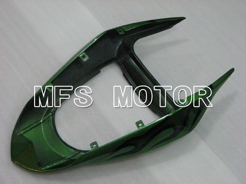 Kawasaki NINJA ZX6R 2003-2004 Injection ABS Fairing - Flame - Black Green - MFS3725 - Fairings Kit