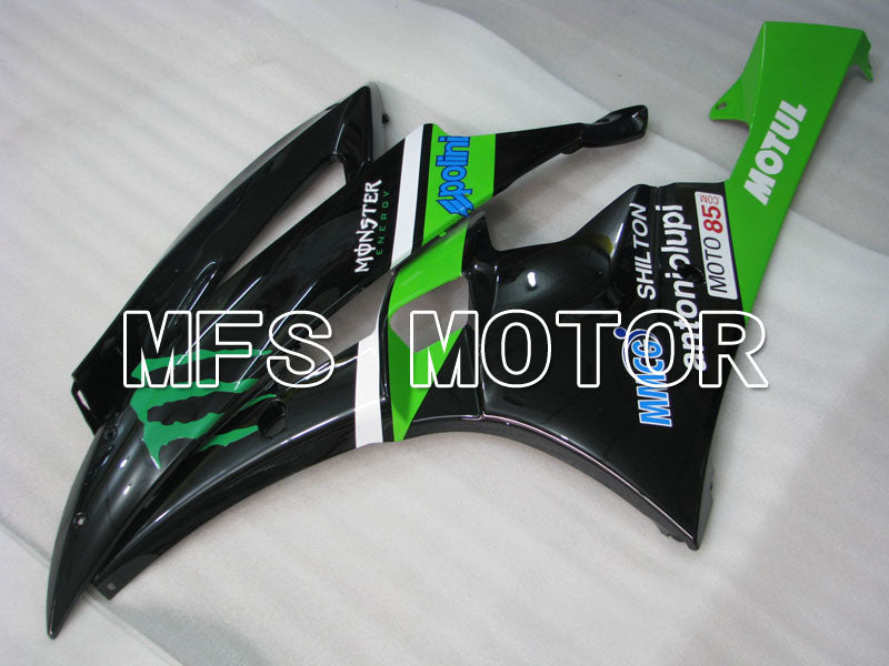 Yamaha YZF-R6 2006-2007 Injection ABS Fairing - Monster - Green Black - MFS3740 - Fairings Kit