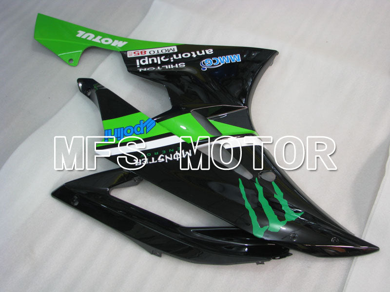 Yamaha YZF-R6 2006-2007 Injection ABS Fairing - Monster - Green Black - MFS3740 - Fairings Kit