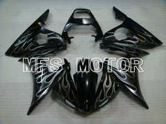 Yamaha YZF-R6 2005 Injection ABS Fairing - Flame - Black Gray - MFS3744 - Fairings Kit