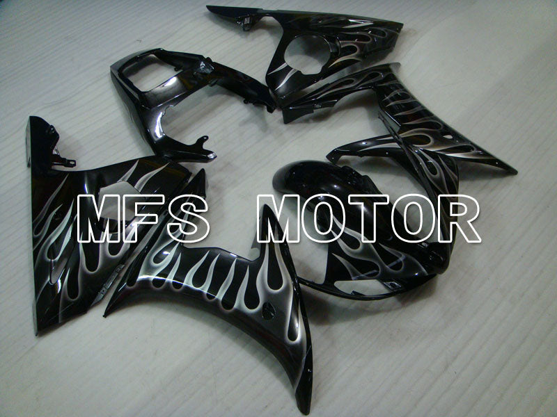 Yamaha YZF-R6 2005 Injection ABS Fairing - Flame - Black Gray - MFS3744 - Fairings Kit