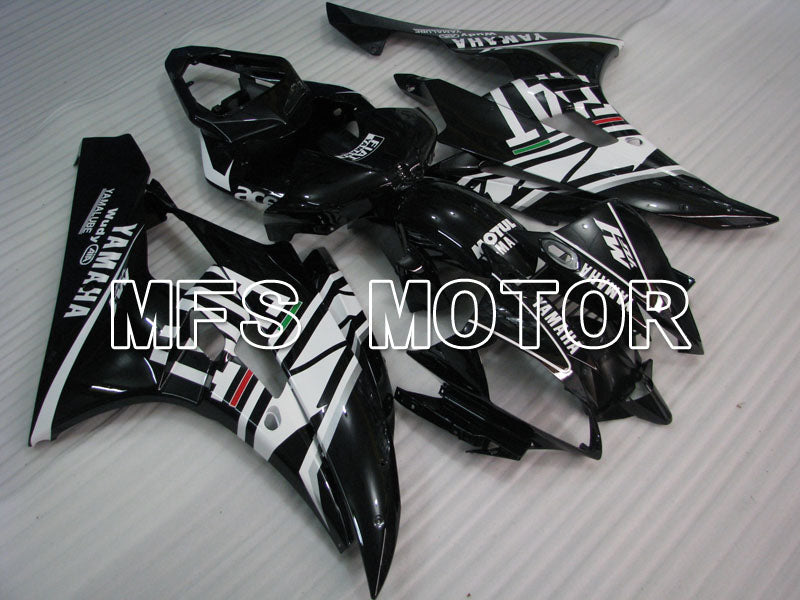Yamaha YZF-R6 2006-2007 Injection ABS Fairing - FIAT - Black White - MFS3745 - Fairings Kit