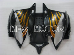 Yamaha YZF-R6 2006-2007 Injection ABS Fairing - Flame - Gold Black - MFS3752 - Fairings Kit