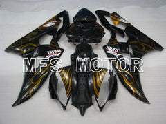 Yamaha YZF-R6 2006-2007 Injection ABS Fairing - Flame - Gold Black - MFS3752 - Fairings Kit
