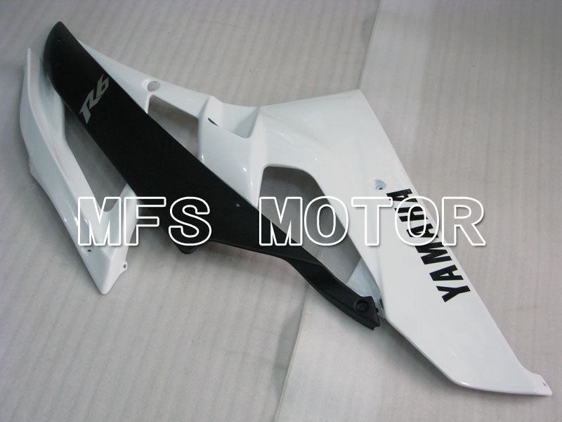 Yamaha YZF-R6 2006-2007 Injection ABS Fairing - Factory Style - White Black Matte - MFS3756 - Fairings Kit