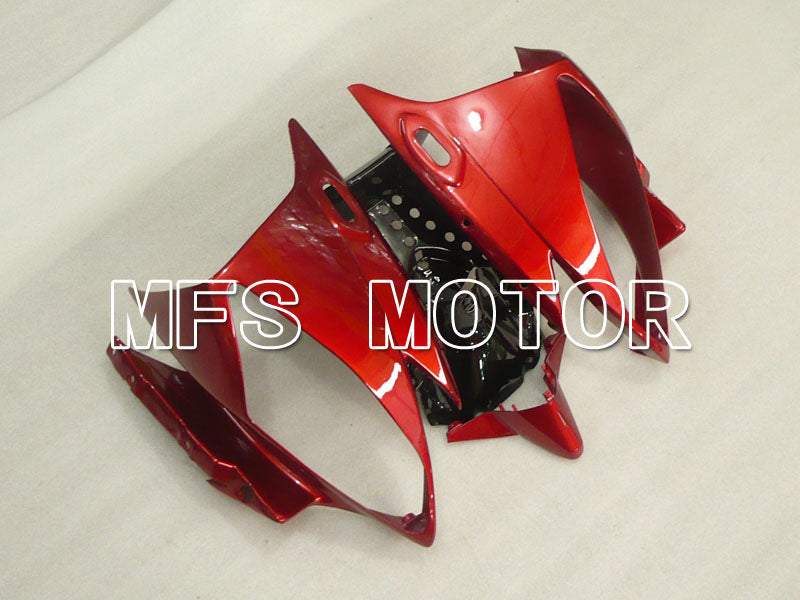 Yamaha YZF-R6 2006-2007 Injection ABS Fairing - Factory Style - Red wine color Black Matte - MFS3759 - Fairings Kit