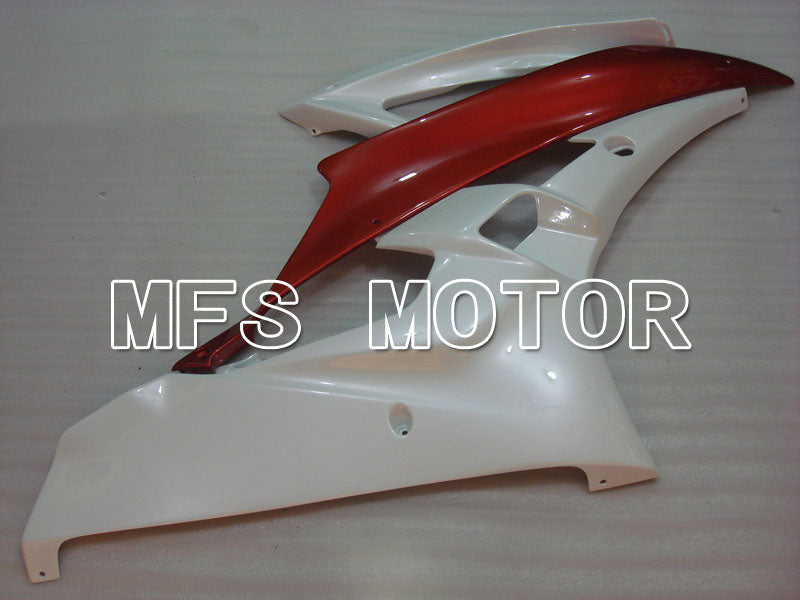 Yamaha YZF-R6 2006-2007 Injection ABS Fairing - Factory Style - Red wine color White - MFS3771 - Fairings Kit