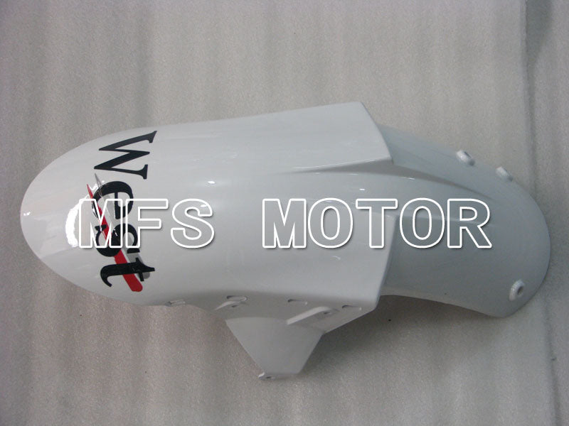 Kawasaki NINJA ZX6R 2005-2006 Injection ABS Fairing - West - Black White - MFS3787 - Fairings Kit