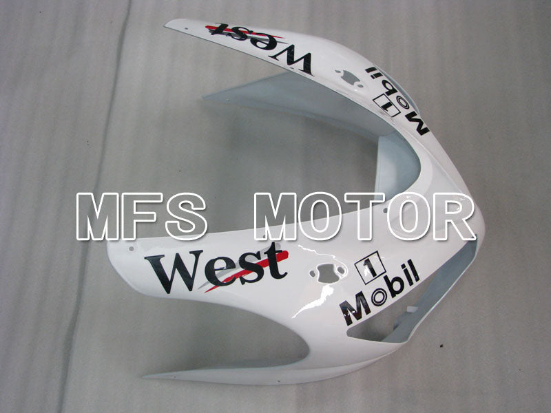 Kawasaki NINJA ZX6R 2005-2006 Injection ABS Fairing - West - Black White - MFS3787 - Fairings Kit