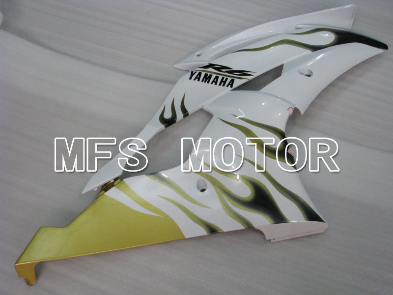 Yamaha YZF-R6 2008-2016 Injection ABS Fairing - Flame - Gold White - MFS3818 - Fairings Kit