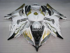 Yamaha YZF-R6 2008-2016 Injection ABS Fairing - Flame - Gold White - MFS3818 - Fairings Kit