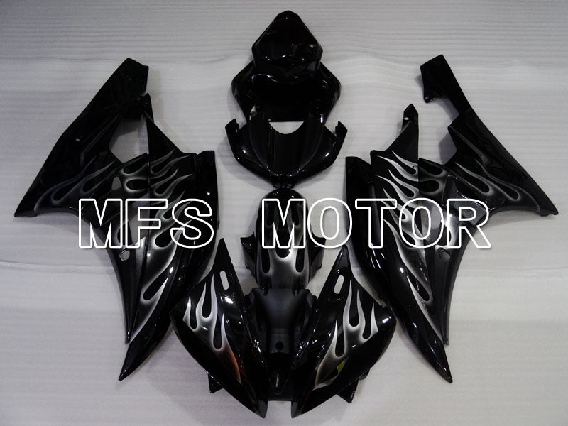 Yamaha YZF-R6 2006-2007 Injection ABS Fairing - Flame - White Black - MFS3820 - Fairings Kit
