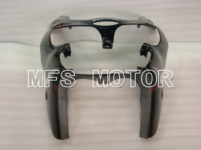 Kawasaki NINJA ZX9R 2000-2001 ABS Fairing - Flame - Black Red - MFS3830 - Fairings Kit