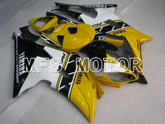 Yamaha YZF-R6 2008-2016 Injection ABS Fairing - Factory Style - White Yellow - MFS3833 - Fairings Kit