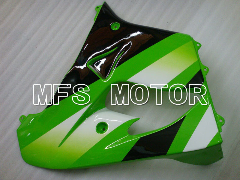 Kawasaki NINJA ZX9R 2000-2001 ABS Fairing - Factory Style - Black Green - MFS3861 - Fairings Kit