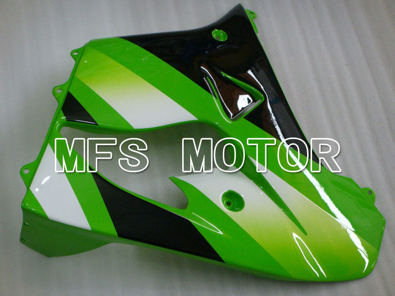 Kawasaki NINJA ZX9R 2000-2001 ABS Fairing - Factory Style - Black Green - MFS3861 - Fairings Kit