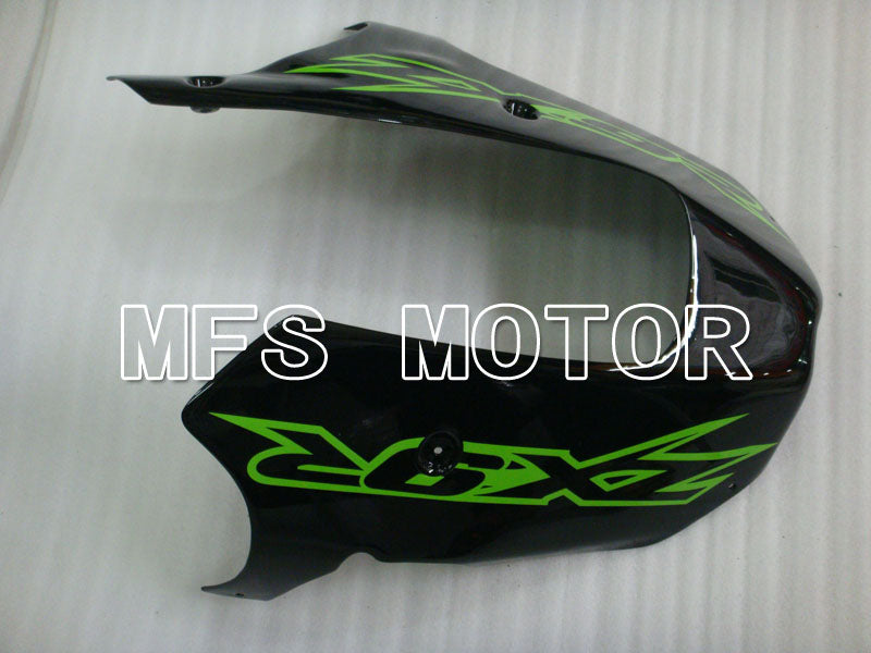 Kawasaki NINJA ZX9R 2000-2001 ABS Fairing - Factory Style - Black Green - MFS3861 - Fairings Kit
