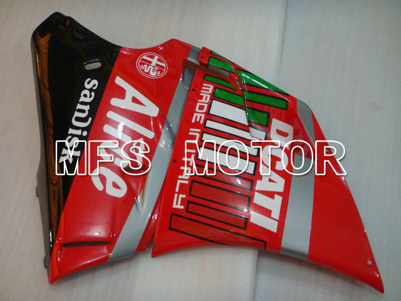 Ducati 748 / 998 / 996 1994-2002 Injection ABS Fairing - Alice - Black Red - MFS3885 - Fairings Kit