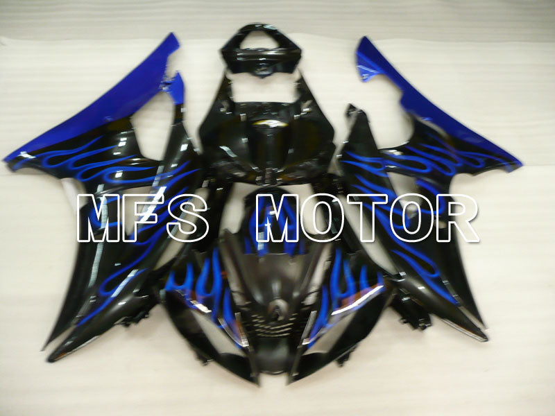 Yamaha YZF-R6 2008-2016 Injection ABS Fairing - Flame - Blue Black - MFS3886 - Fairings Kit