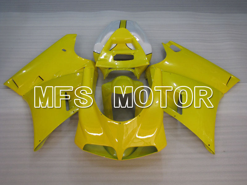 Ducati 748 / 998 / 996 1994-2002 Injection ABS Fairing - Factory Style - Yellow White - MFS3889 - Fairings Kit