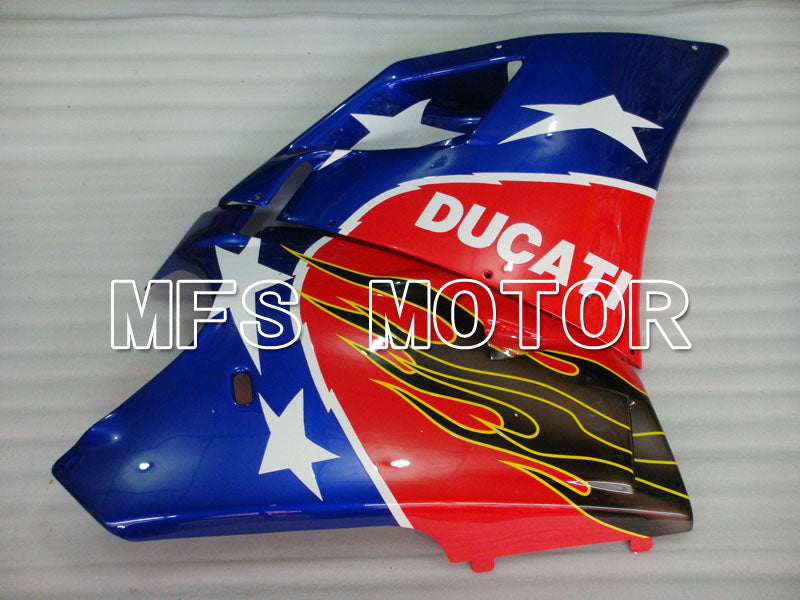 Ducati 748 / 998 / 996 1994-2002 Injection ABS Fairing - Others - Blue Red - MFS3905 - Fairings Kit