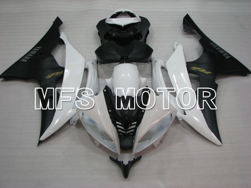 Yamaha YZF-R6 2008-2016 Injection ABS Fairing - Factory Style - Matte Black White - MFS3906 - Fairings Kit
