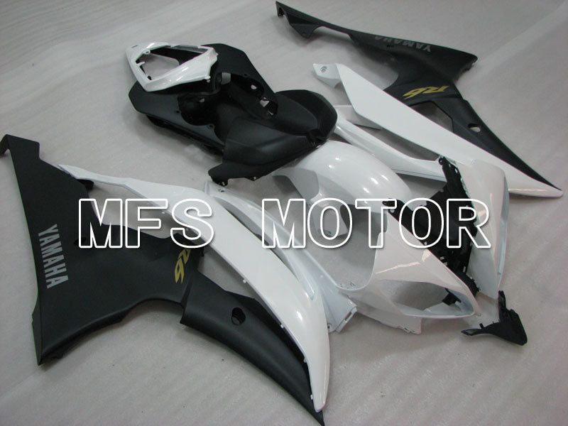 Yamaha YZF-R6 2008-2016 Injection ABS Fairing - Factory Style - Matte Black White - MFS3906 - Fairings Kit