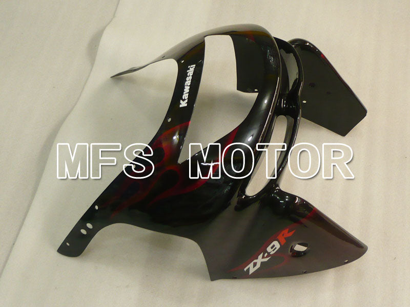 Kawasaki NINJA ZX9R 1998-1999 ABS Fairing - Flame - Red Black - MFS3932 - Fairings Kit