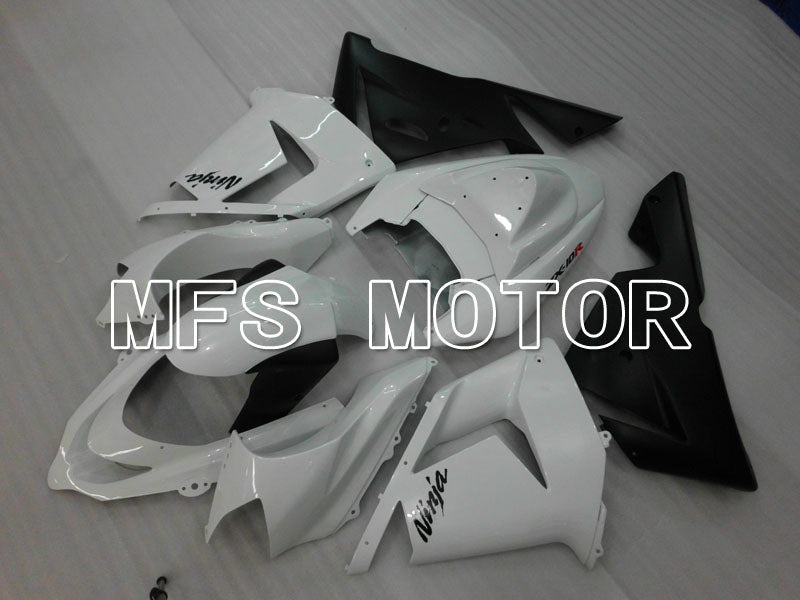 Kawasaki NINJA ZX10R 2004-2005 Injection ABS Fairing - Factory Style - Black White - MFS3945 - Fairings Kit