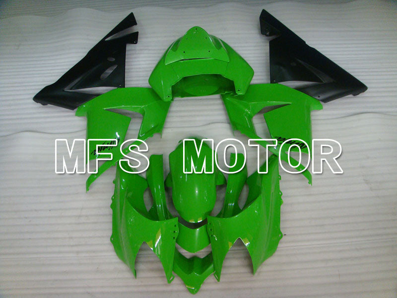 Kawasaki NINJA ZX10R 2004-2005 Injection ABS Fairing - Factory Style - Black Green - MFS3951 - Fairings Kit