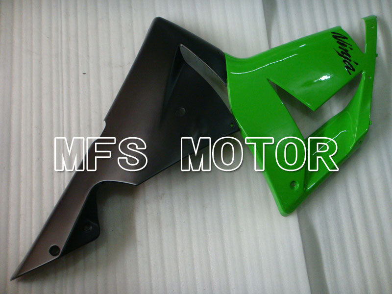 Kawasaki NINJA ZX10R 2004-2005 Injection ABS Fairing - Factory Style - Black Green - MFS3951 - Fairings Kit