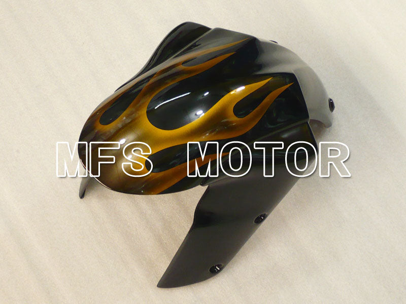 Kawasaki NINJA ZX10R 2004-2005 Injection ABS Fairing - Flame - Black Gold - MFS3957 - Fairings Kit