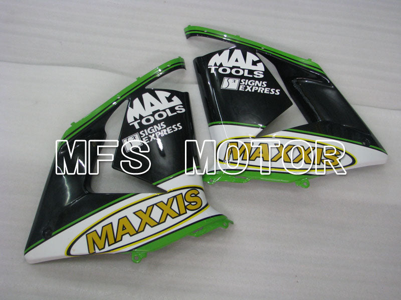 Kawasaki NINJA ZX10R 2004-2005 Injection ABS Fairing - MAXXIS - Black Green - MFS3963 - Fairings Kit