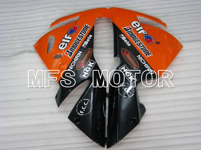 Kawasaki NINJA ZX10R 2004-2005 Injection ABS Fairing - Monster - Black Orange - MFS3969 - Fairings Kit