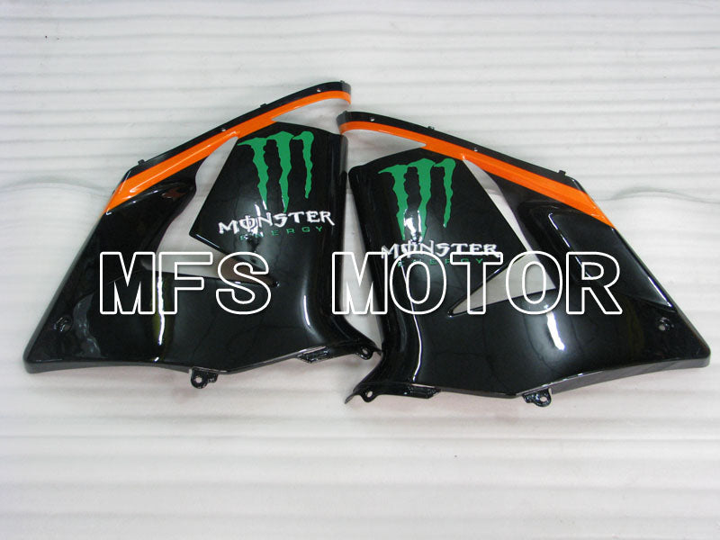 Kawasaki NINJA ZX10R 2004-2005 Injection ABS Fairing - Monster - Black Orange - MFS3969 - Fairings Kit