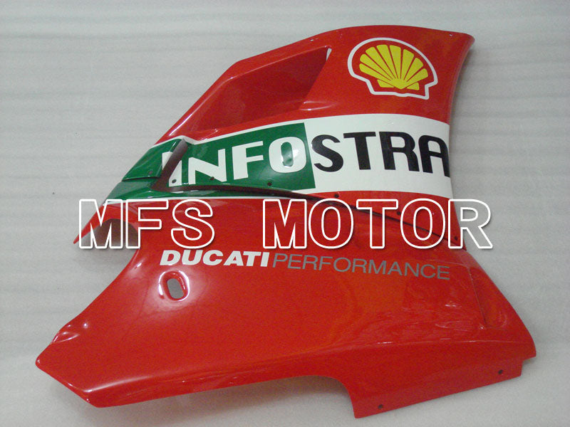 Ducati 748 / 998 / 996 1994-2002 Injection ABS Fairing - INFO STRADA - Red - MFS3972 - Fairings Kit