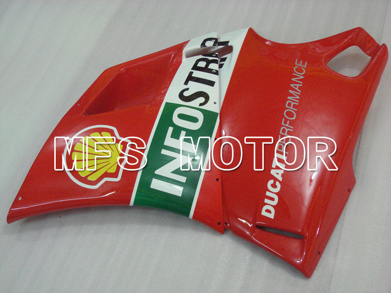 Ducati 748 / 998 / 996 1994-2002 Injection ABS Fairing - INFO STRADA - Red - MFS3972 - Fairings Kit