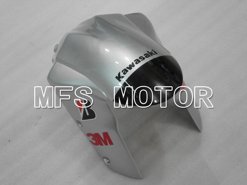 Kawasaki NINJA ZX10R 2004-2005 Injection ABS Fairing - Monster - Black Silver - MFS3974 - Fairings Kit
