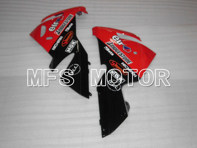 Kawasaki NINJA ZX10R 2004-2005 Injection ABS Fairing - Monster - Black Red - MFS3978 - Fairings Kit
